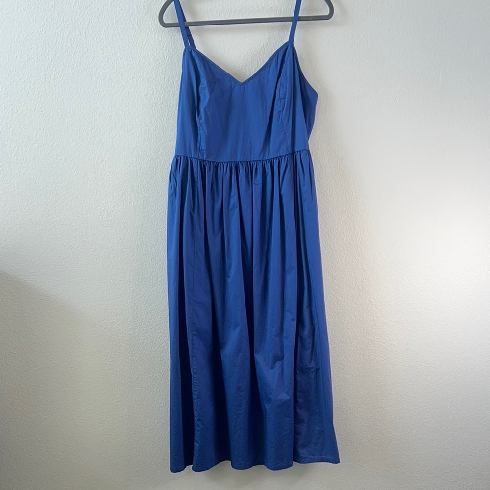 Old Navy Blue Spaghetti Strap Maxi Sundress